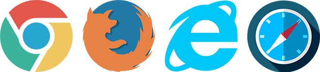 google,firefox,IE,safari